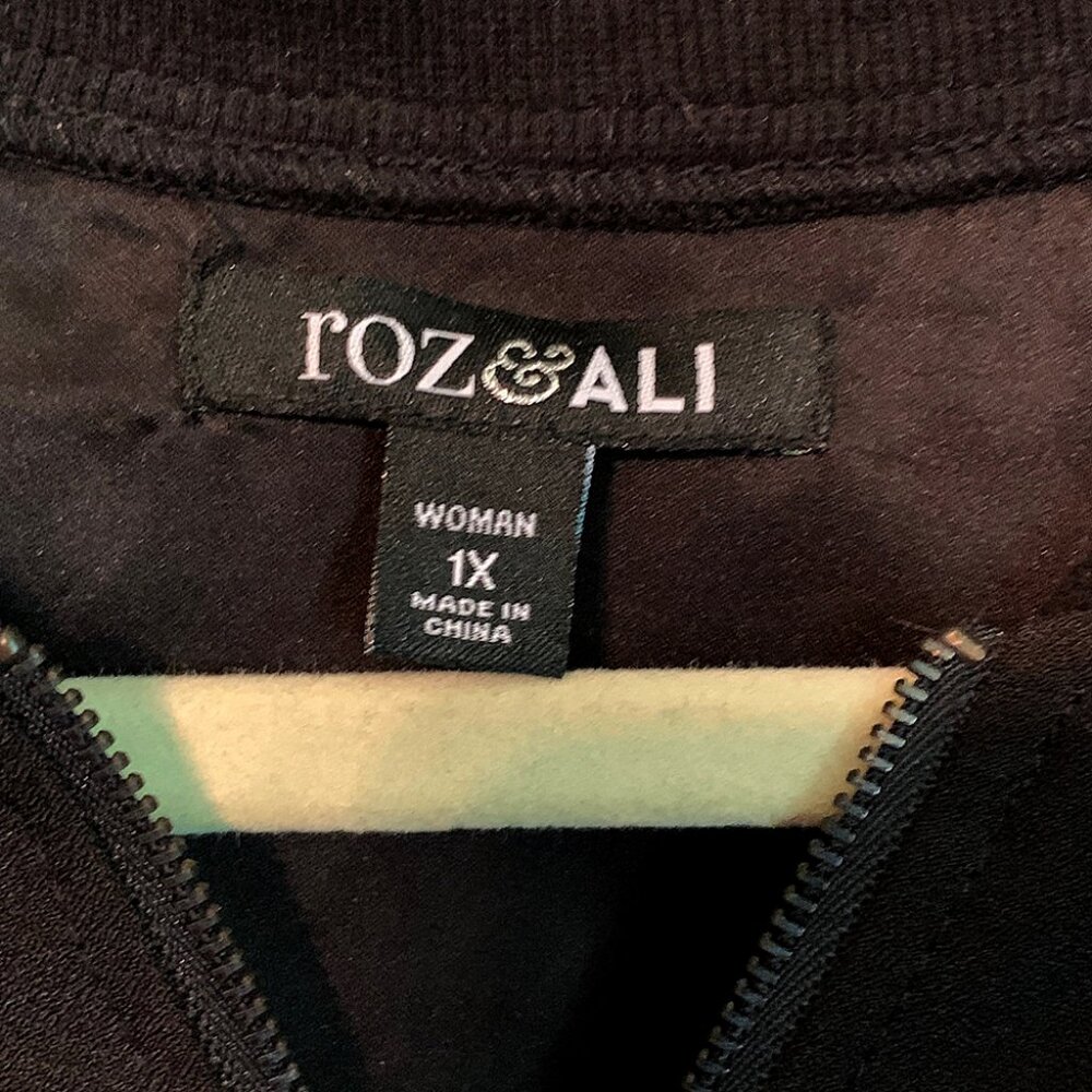 Embroidered Baseball Style Jacket - image 5